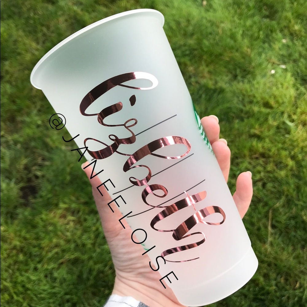 Custom Name Reusable Cold Cup